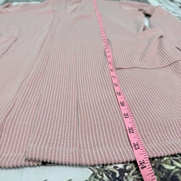 Blakele Open Front Cardigan Chill Comfy Pink open front Thumb holes OS - Picture 8 of 13
